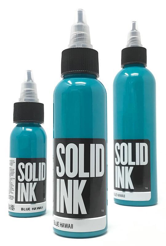 Solid Ink Blue Hawaii - Tattoo Ink - FYT Tattoo Supplies Canada