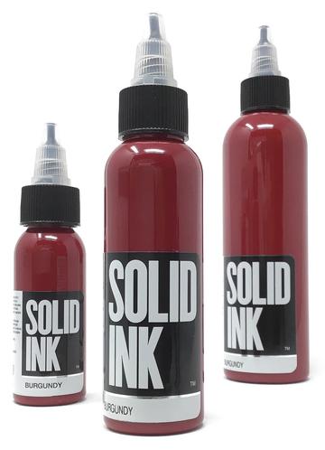 Solid Ink Burgundy - Tattoo Ink - FYT Tattoo Supplies Canada