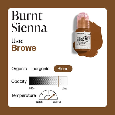 Perma Blend Burnt Sienna - PMU Pigments - Mithra Tattoo Supplies Canada