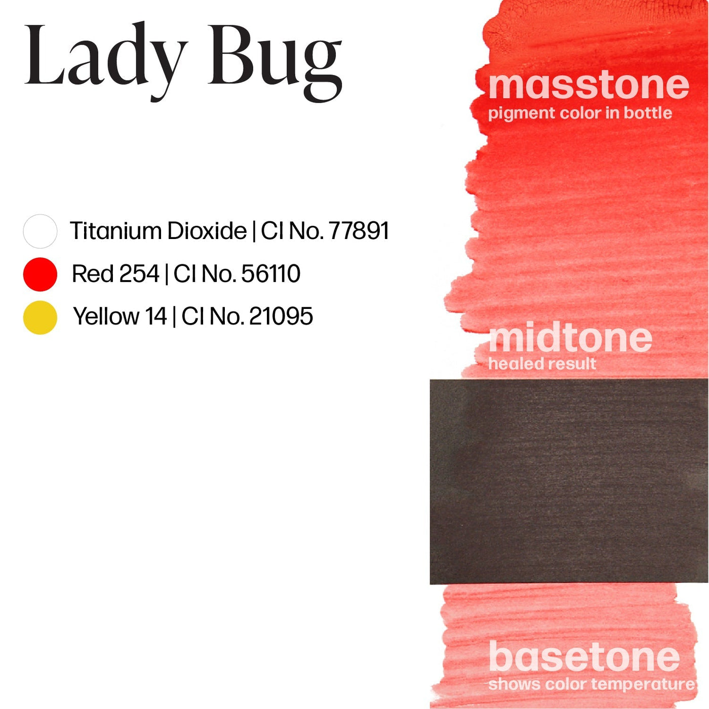 Perma Blend Sweet Lip Lady Bug - PMU Pigments - Mithra Tattoo Supplies Canada
