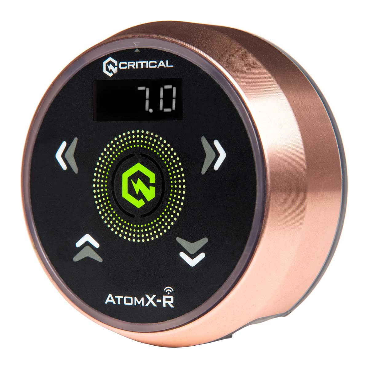 Critical Tattoo - AtomX-R Rose Gold with Black Power Supply - Power Supplies & Accessories - FYT Tattoo Supplies Canada
