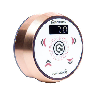 Critical Tattoo - AtomX-R Rose Gold with White Power Supply - Power Supplies & Accessories - FYT Tattoo Supplies Canada