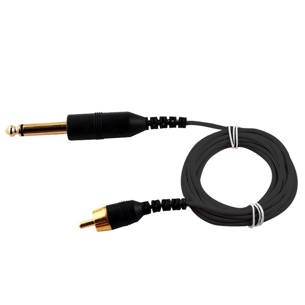 FYT Premium Gold Plated RCA Cable - 8FT - Power Supplies & Accessories - FYT Tattoo Supplies Canada