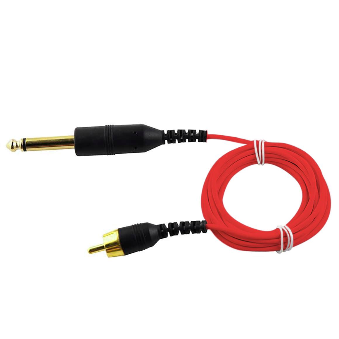 FYT Premium Gold Plated RCA Cable - 8FT - Power Supplies & Accessories - FYT Tattoo Supplies Canada