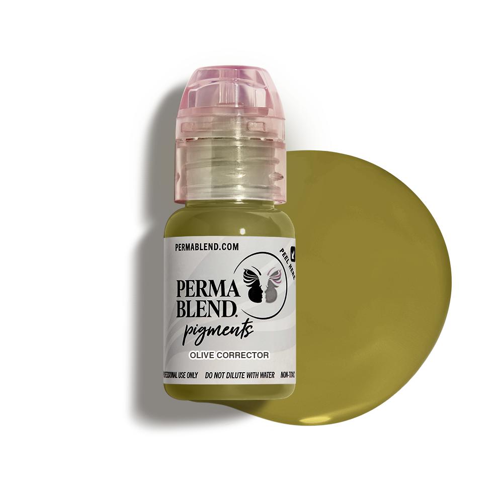 Perma Blend Olive Corrector - PMU Pigments - FYT Tattoo Supplies Canada