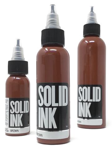Solid Ink Brown - Tattoo Ink - FYT Tattoo Supplies Canada