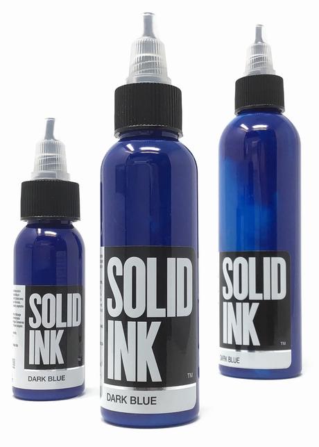 Solid Ink Dark Blue - Tattoo Ink - FYT Tattoo Supplies Canada