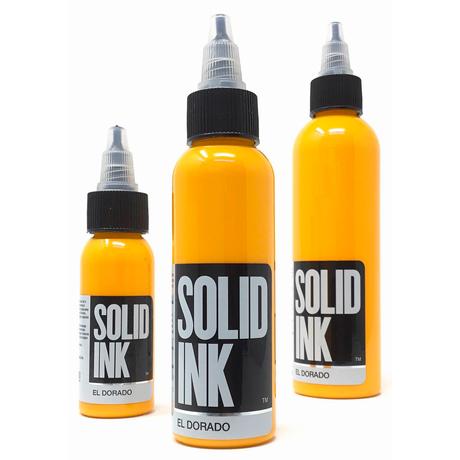 Solid Ink El Dorado Yellow - Tattoo Ink - FYT Tattoo Supplies Canada