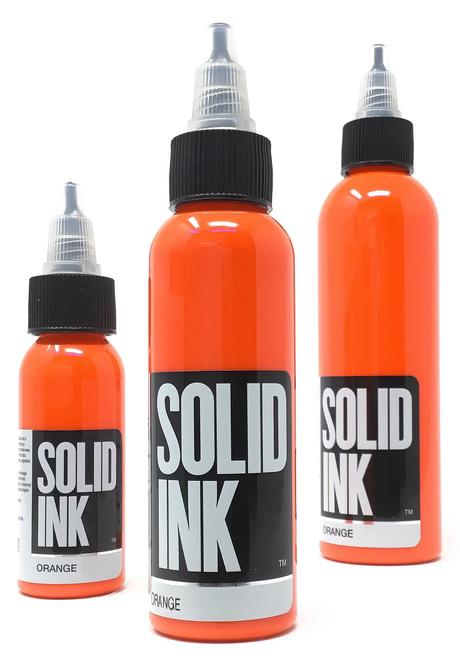 Solid Ink Orange - Tattoo Ink - FYT Tattoo Supplies Canada