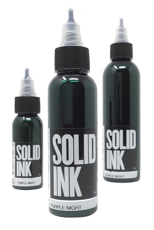 Solid Ink Purple Night - Tattoo Ink - FYT Tattoo Supplies Canada