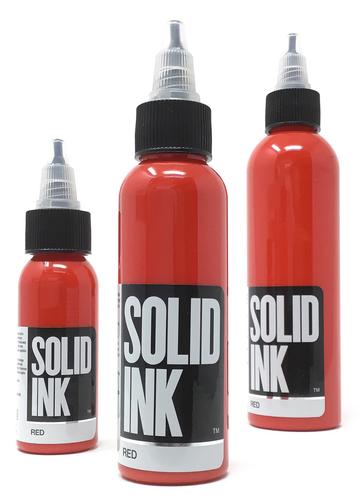Solid Ink Red - Tattoo Ink - FYT Tattoo Supplies Canada