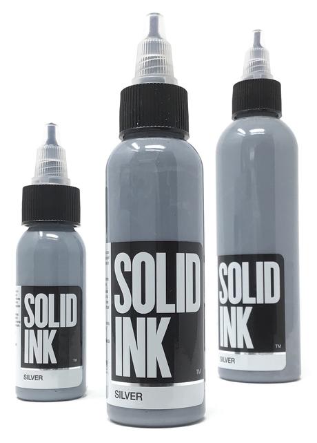 Solid Ink Silver - Tattoo Ink - FYT Tattoo Supplies Canada