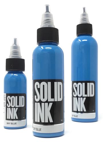 Solid Ink Sky Blue - Tattoo Ink - FYT Tattoo Supplies Canada