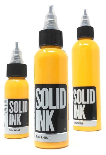 Solid Ink Sunshine - Tattoo Ink - FYT Tattoo Supplies Canada
