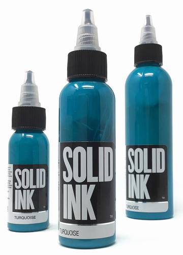 Solid Ink Turquoise - Tattoo Ink - FYT Tattoo Supplies Canada