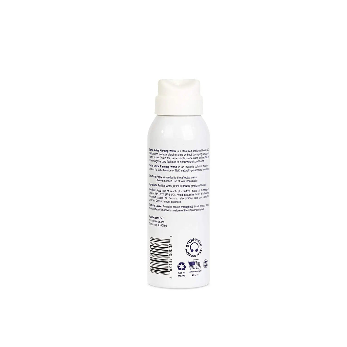 Steri Wash Aftercare Piercing Spray - Piercing Aftercare - FYT Tattoo Supplies Canada
