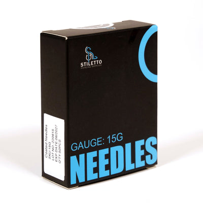 Stiletto Piercing Needles - 15G - Piercing Needles - FYT Tattoo Supplies Canada