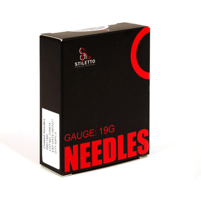 Stiletto Piercing Needles - 19G - Piercing Needles - FYT Tattoo Supplies Canada
